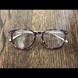 Krewe “Wright” glasses in purple. Brand new!